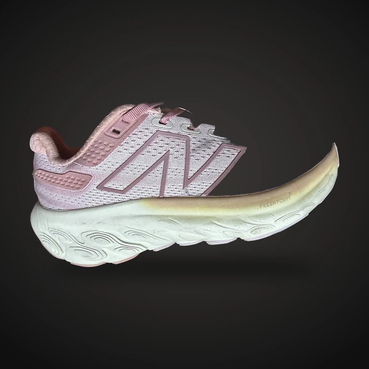 Running acolchado rosa claro