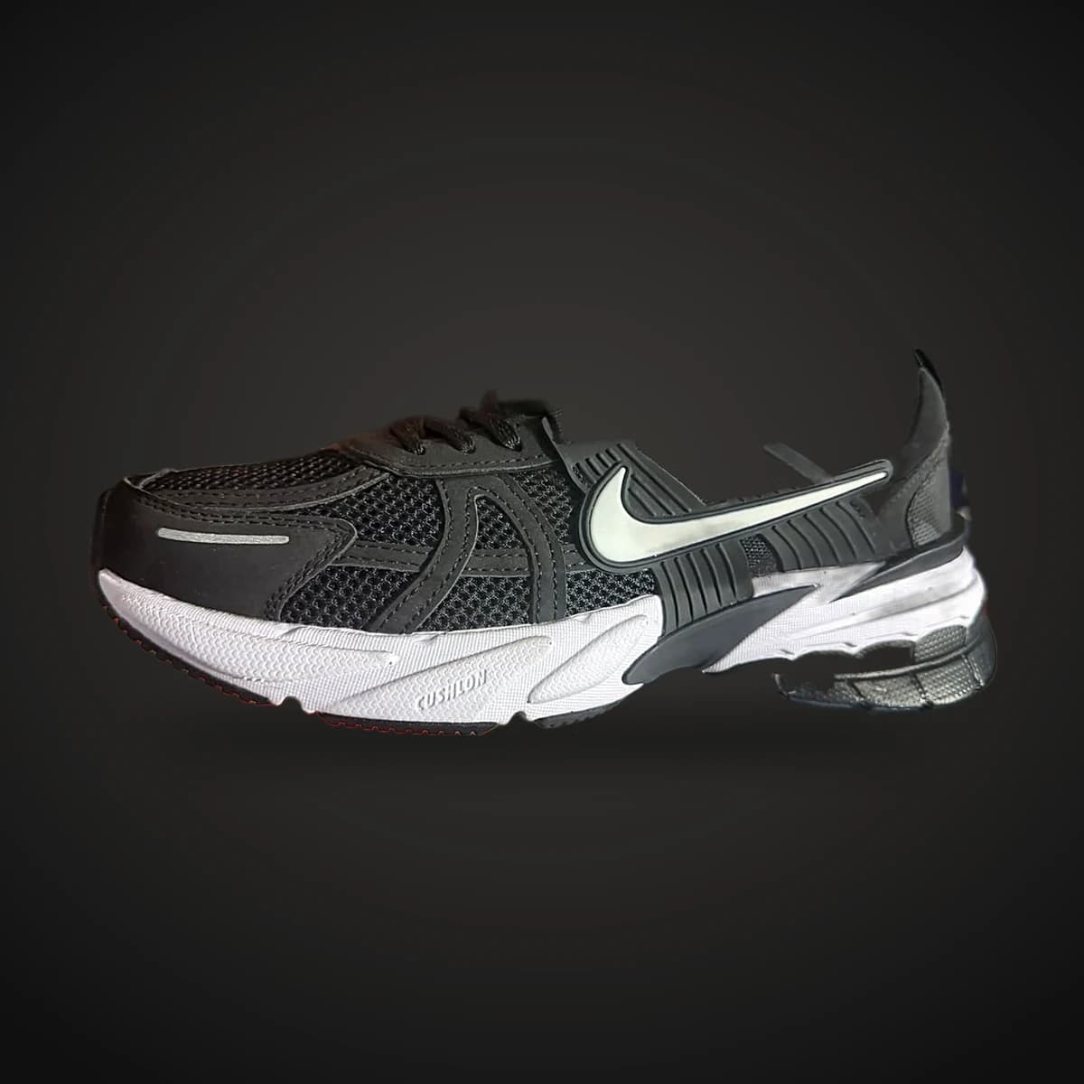 Running negro y blanco