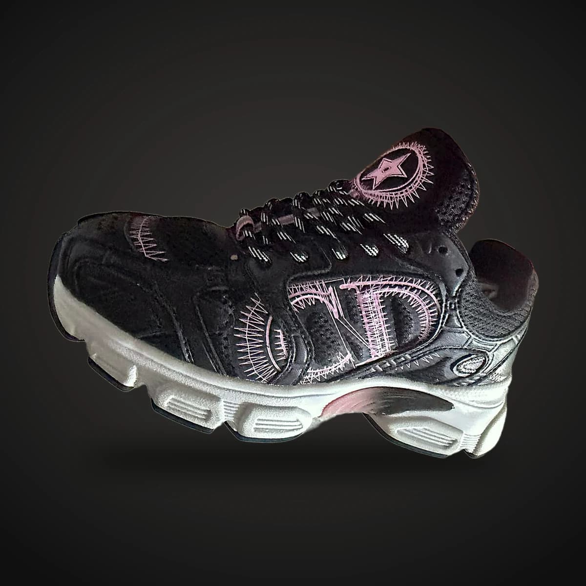 Running negro y rosa